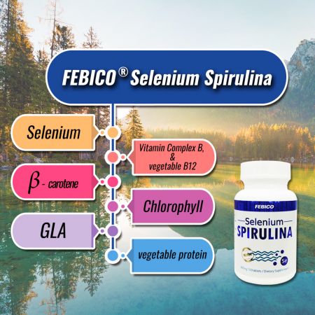 Selenium from selenium-rich Spirulina